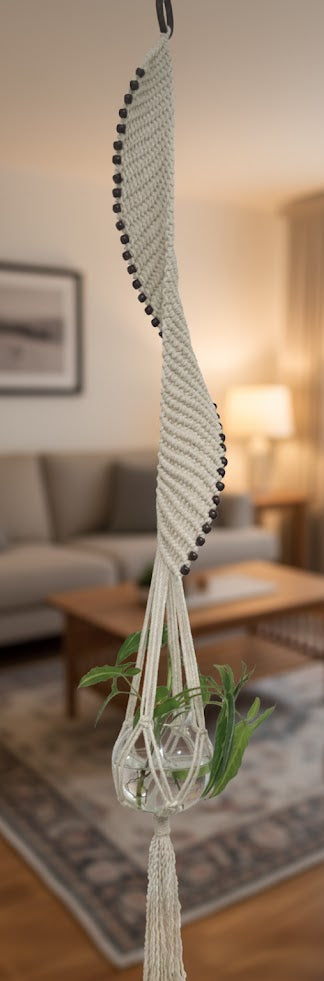 Spiral Macrame Plant Hanger